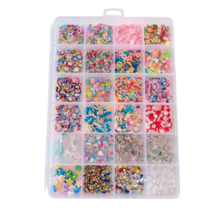Mixed Colorful 3D Nail Charms