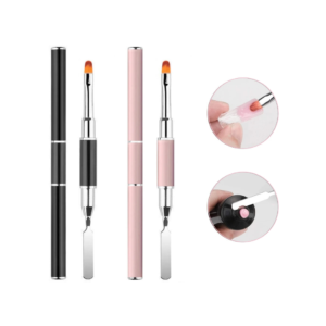 Dual Ended 2 IN 1 Poly Gel Nail Art Brush and Picker