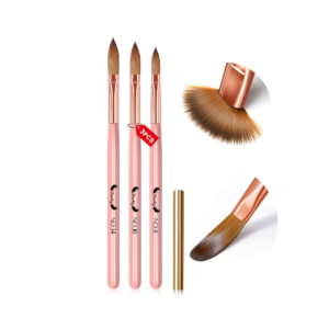3 Pcs Acrylic Nail Art Brushes Set