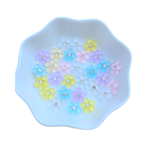 Kawaii Mini Flower Nail Art Charm