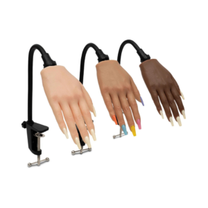 Flexible Silicone Practice Hand For Acrylic Nails