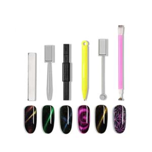 6 Pieces Cat Eye Magnet For Nails Tool Set
