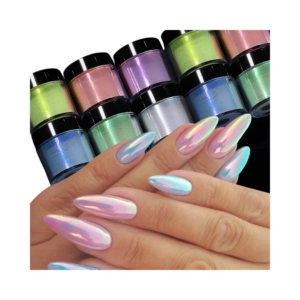 Aurora Metallic Mirror Chrome Nail Powder