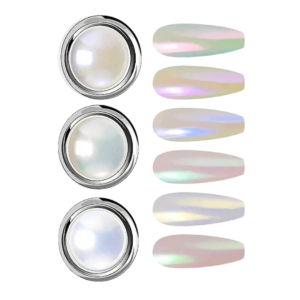 Aurora White Pearl Chrome Nail Powder