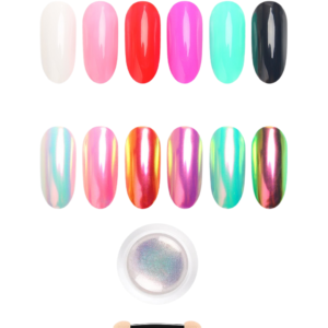 Aurora Holographic Chrome Nail Powder