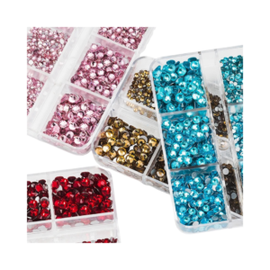 Colorful Flat Back Nail Art Rhinestones