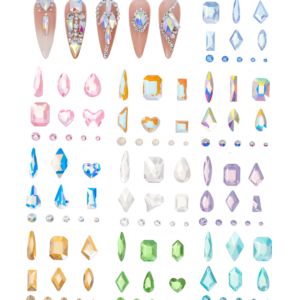 Multi-Shapes Nail Art Rhinestone Crystals