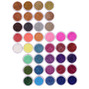 Fine Glitter Nail Art Set