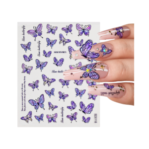 Butterfly Design Nail Art Decal