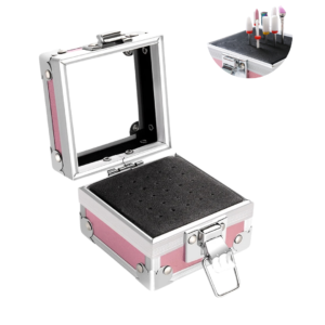 Nail Drill Bit Holder Storage Box