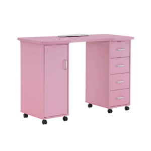 BarberPub Manicure Table With Drawers