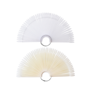Fan Nail Swatch Sticks With Ring