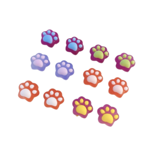 Kawaii Cat Paw Nail Art Charms