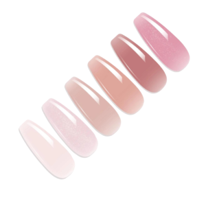 Makartt Nude Pink Jelly Gel Nail Polish Set